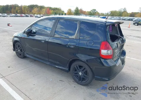 2007 Honda Fit Sport из США, поврежденный, VIN JHMGD38627S012810
